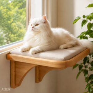 OnlyCat solid wood window cat perch